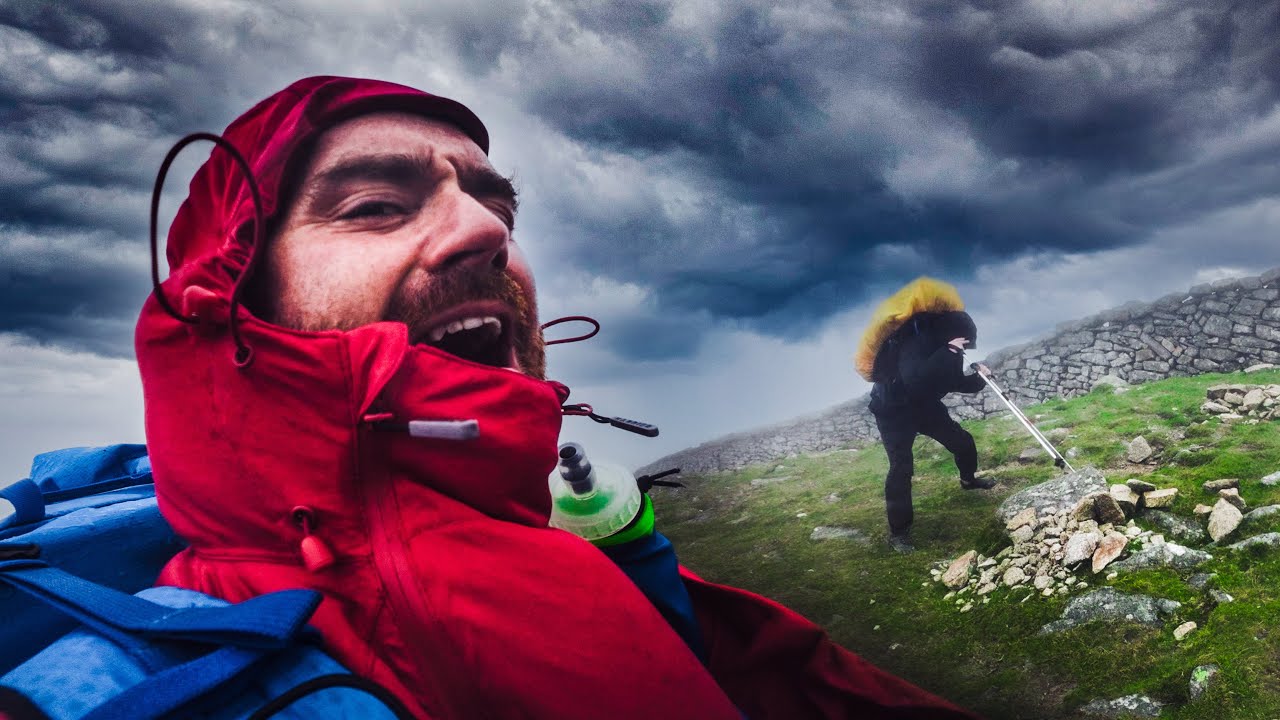 Caught Out by 70MPH Wind on Mountain Summit // Fastpacking The Mourne Wall Day 2