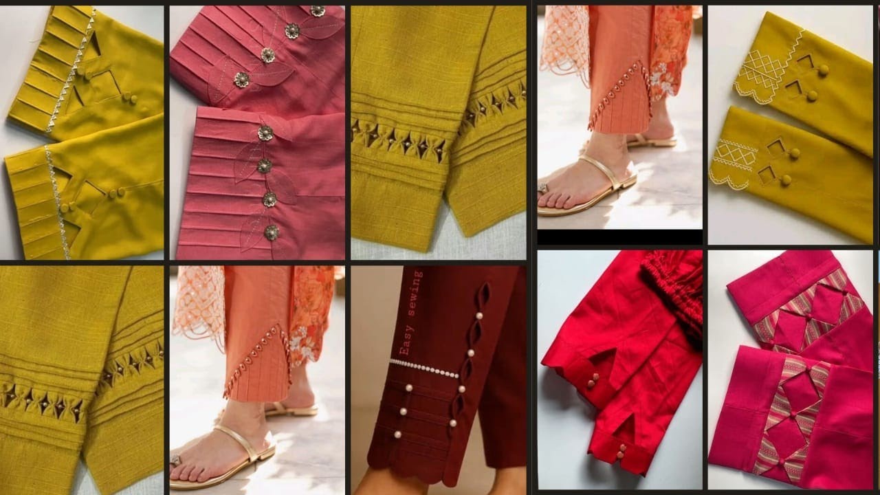 New Capri Design 2025 || Trouser Designs For Girls || Trouser Designing with laces 