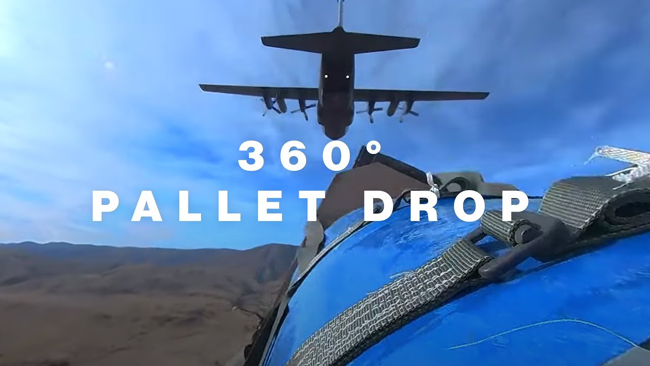 360° pallet drop | Royal New Zealand Air Force