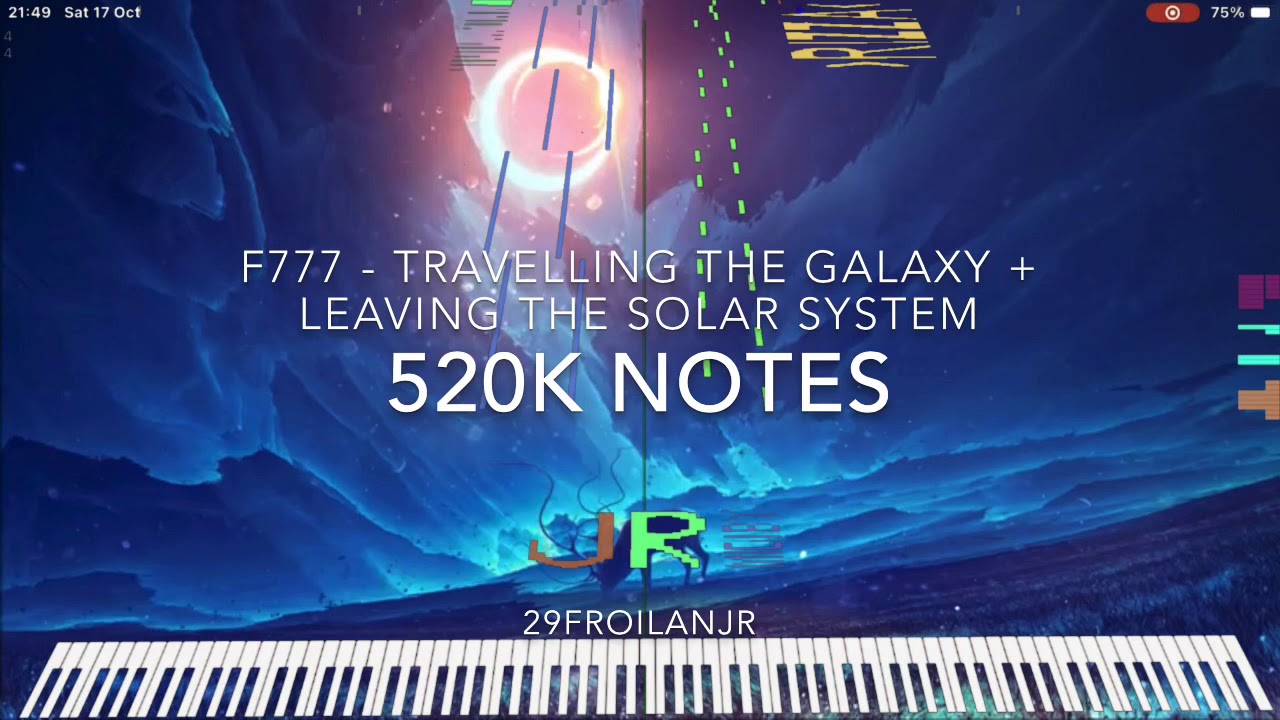 [Black Midi] F777 - Travelling The Galaxy + Leaving The Solar System, 520k notes, 29FroilanJR.