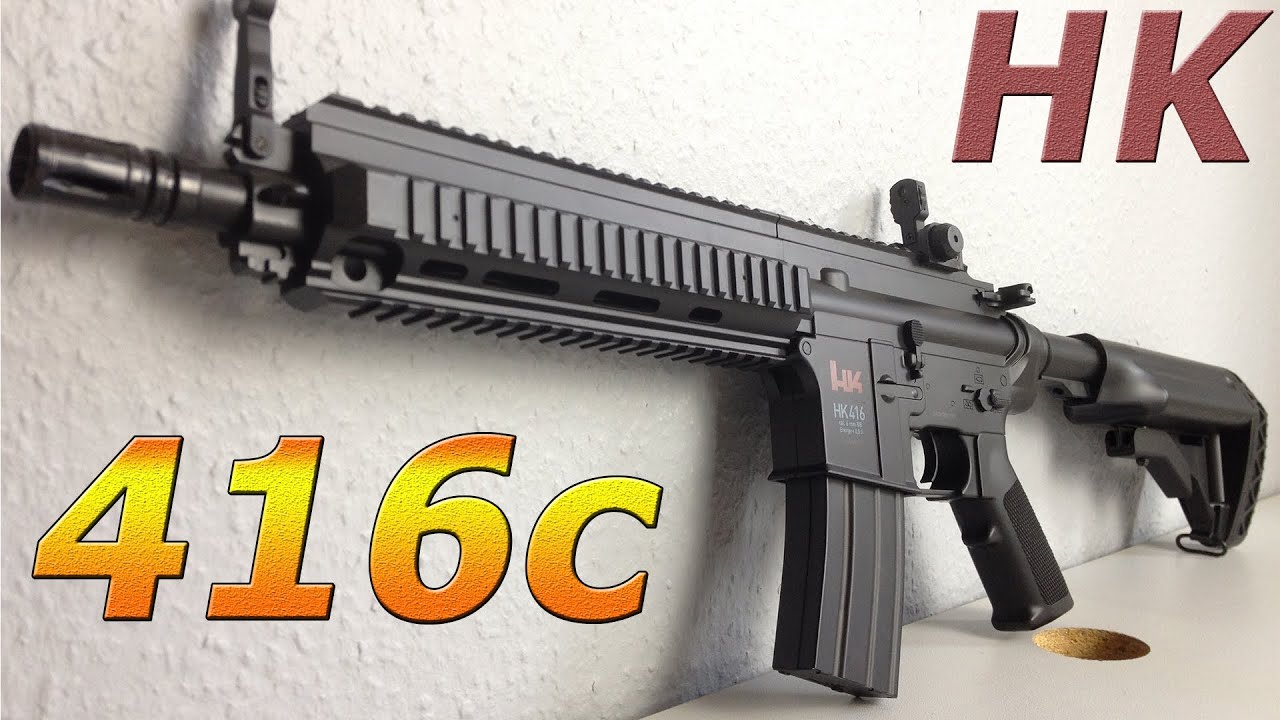 HK 416c (Umarex) u0,5Joule AEG Softair Review, Deutsch, HD