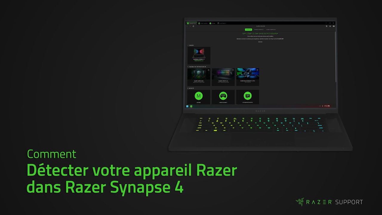 Comment détecter votre appareil Razer dans Razer Synapse 4