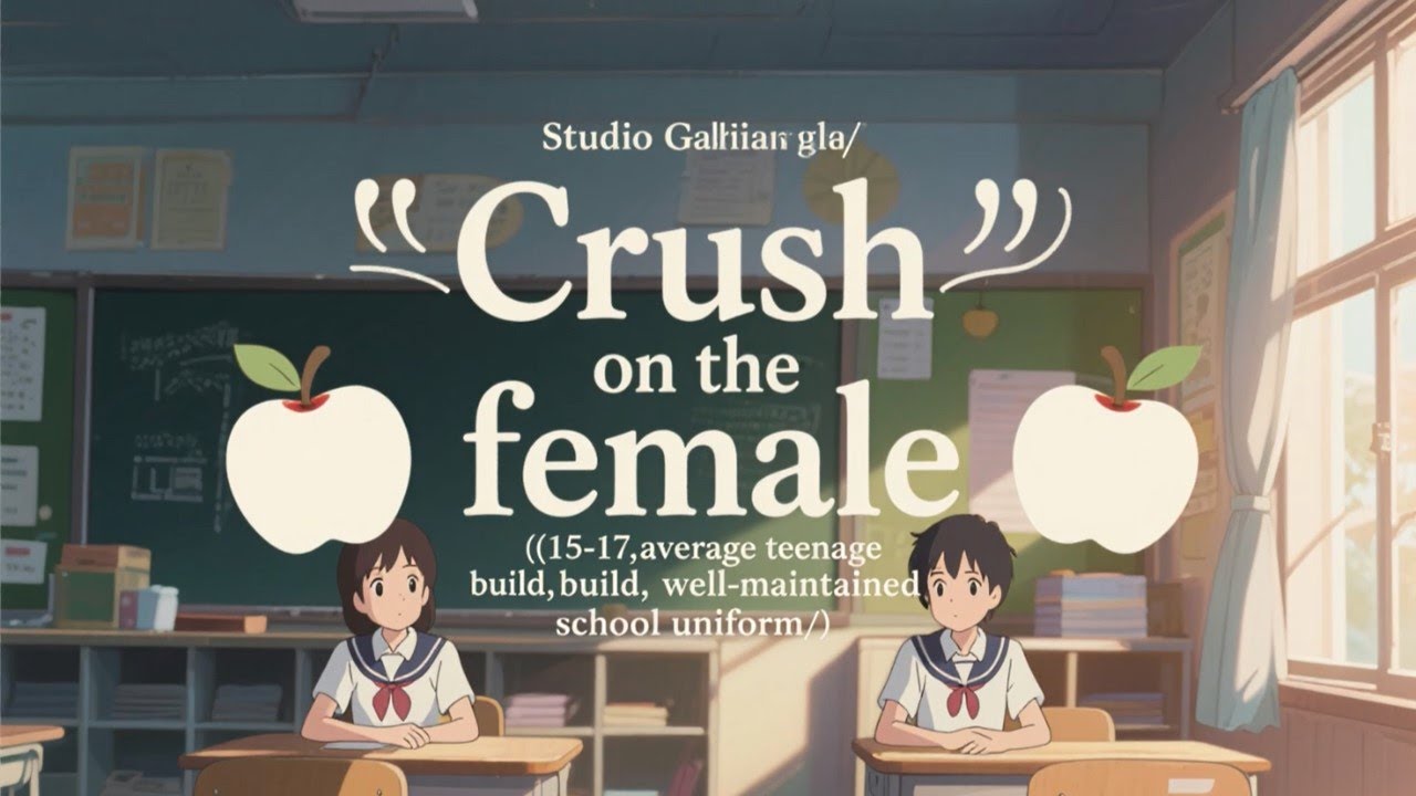 🍎📝 Crush on the Class Monitor 📝🍎|Anime Story