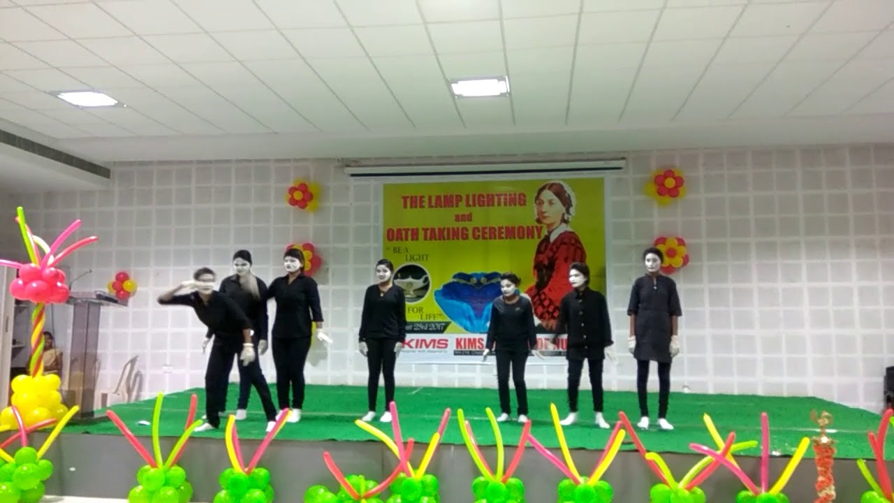 Kims college Bsc first year girls performance