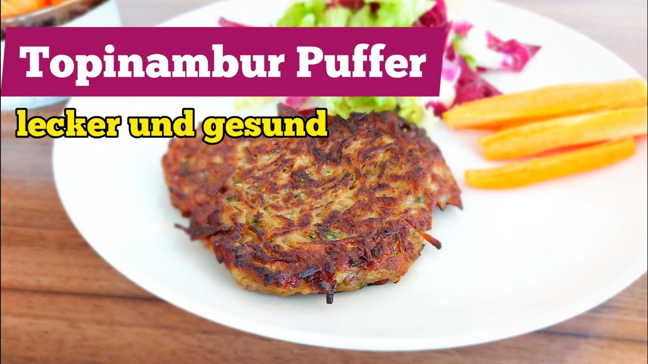 Topinambur Puffer - Die leckersten vegetarischen Bratlinge wo gibt | Veggie Patties selber machen