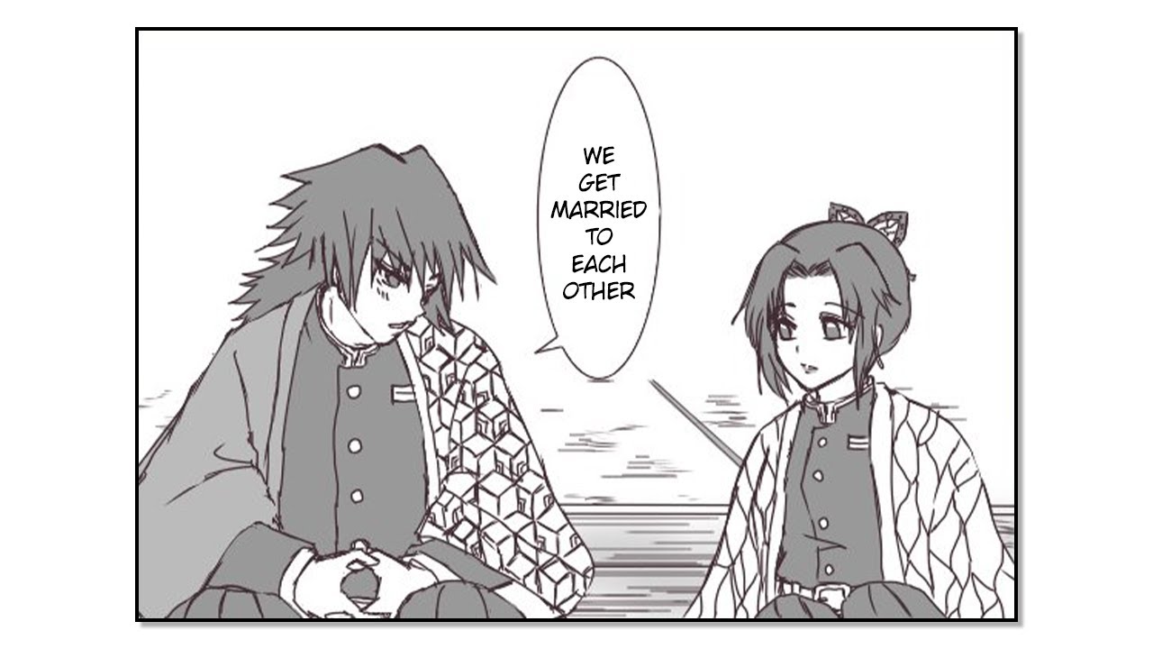 Giyuu Tomioka x Shinobu Kochou Doujinshi - The moon is beautiful, isn't it?