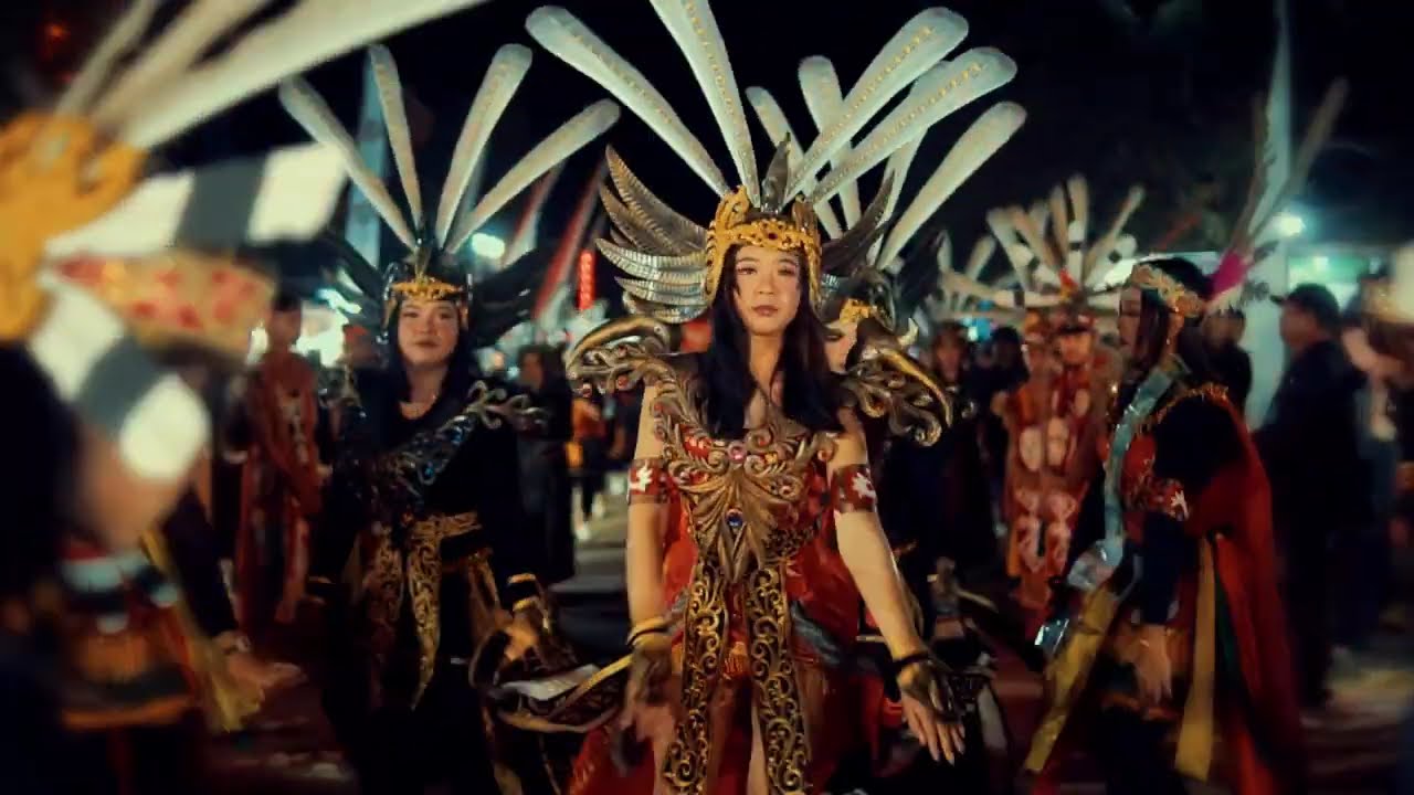 KARNAVAL GEDANGAN 2024 | THE CULTURE OF DAYAK BORNEO | PEMUDA CERIA X PERSETAN