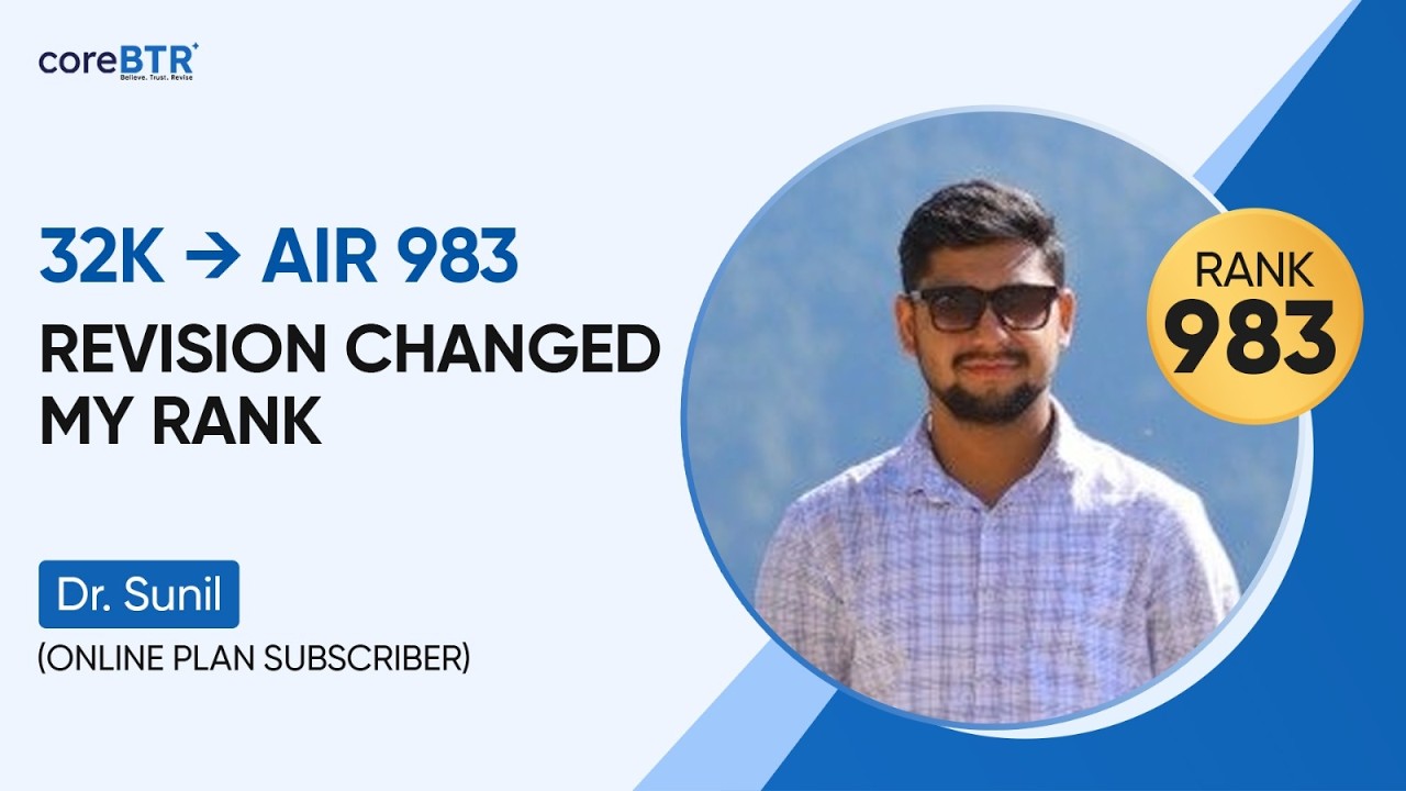 Dr. Sunil Rank 983 NEET PG 2026