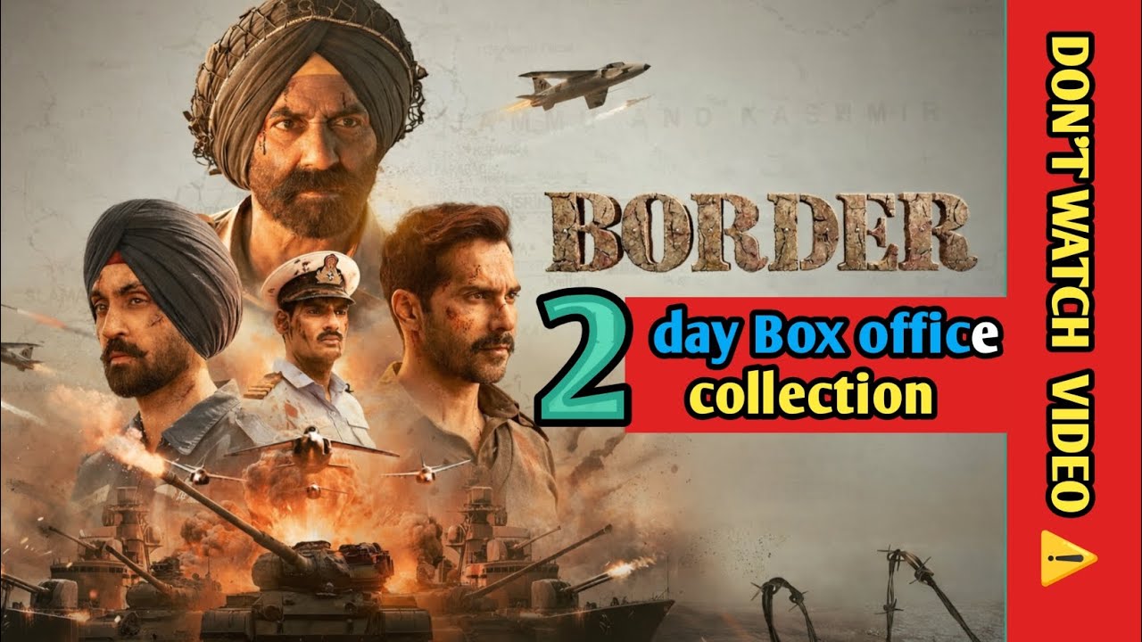 Border 2 Box Office Collection Day 2: सनी देओल का तूफान! 🌪️ | Border 2 Review & World 🌎Collection | 