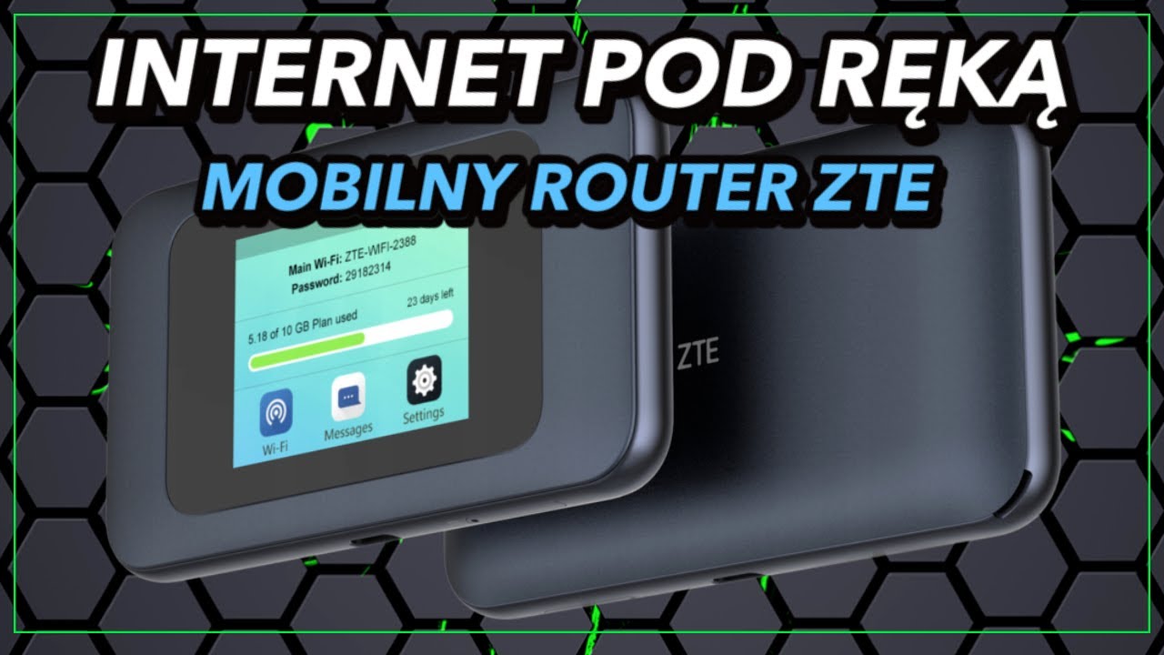 Internet na wakacjach - Mobilny Router z 4G dwuzakresowy  ZTE MF985T