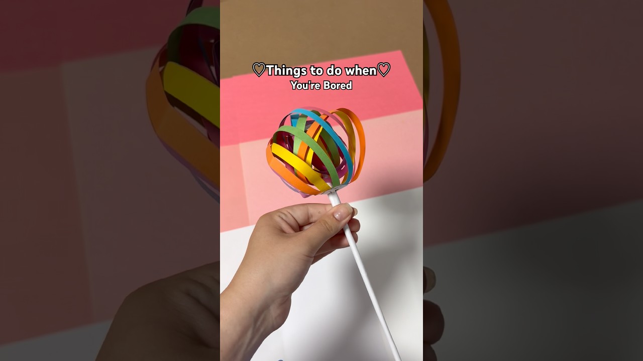 THINGS To Do When YOU'RE Bored FIDGET Toy EDITION✨ #diy #papercraft #craft #fidget #toys #bored
