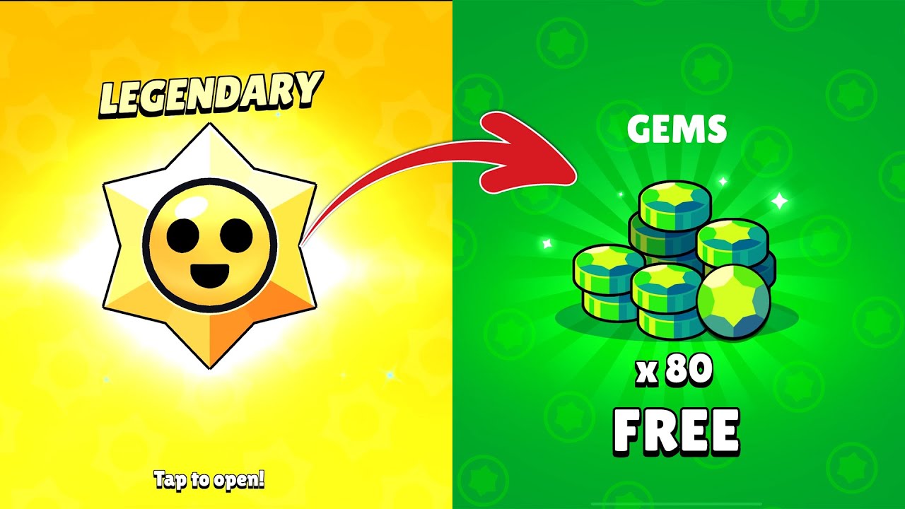 80 Gems free from Legendary Starrdrop | Brawl Stars&trade;