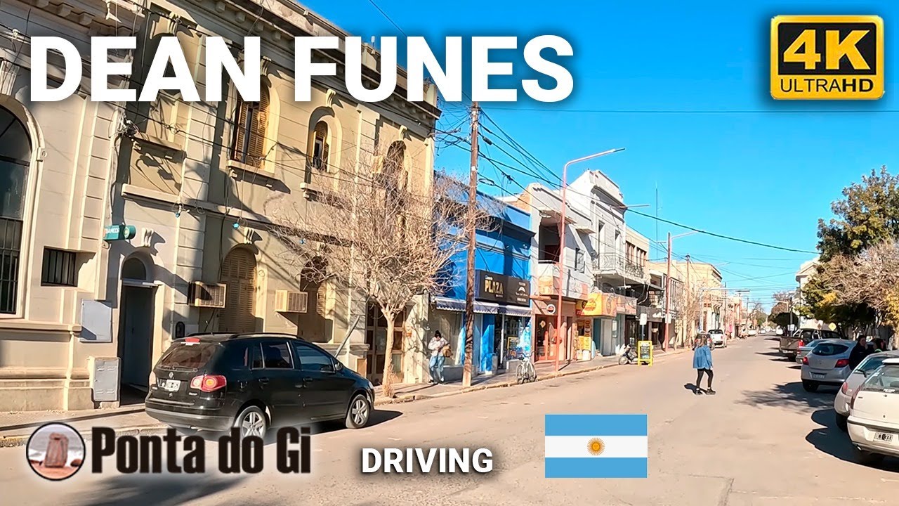 En el NOROESTE de CORDOBA por la RUTA 60 - CIUDAD de DEAN FUNES #driving TOUR 2024 4k uhd ARGENTINA