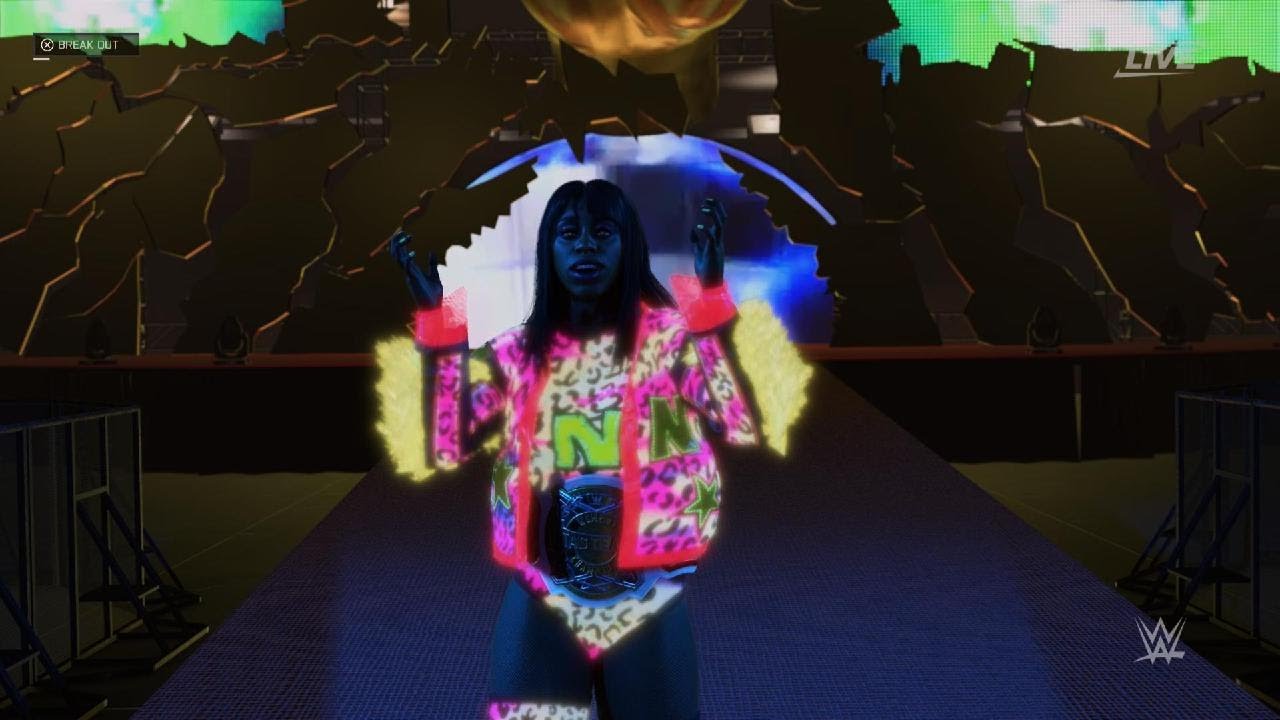 WWE 2K25 Chelsea Green vs Naomi