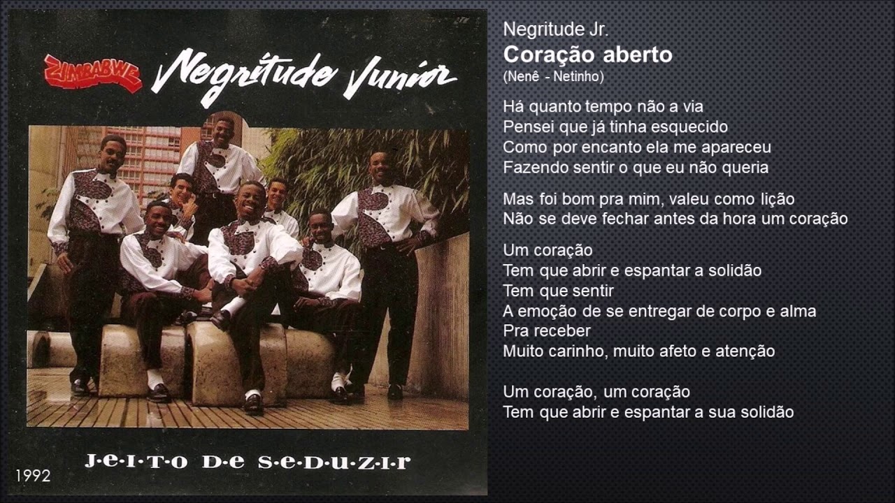 Negritude Jr. - Coração aberto (1992)