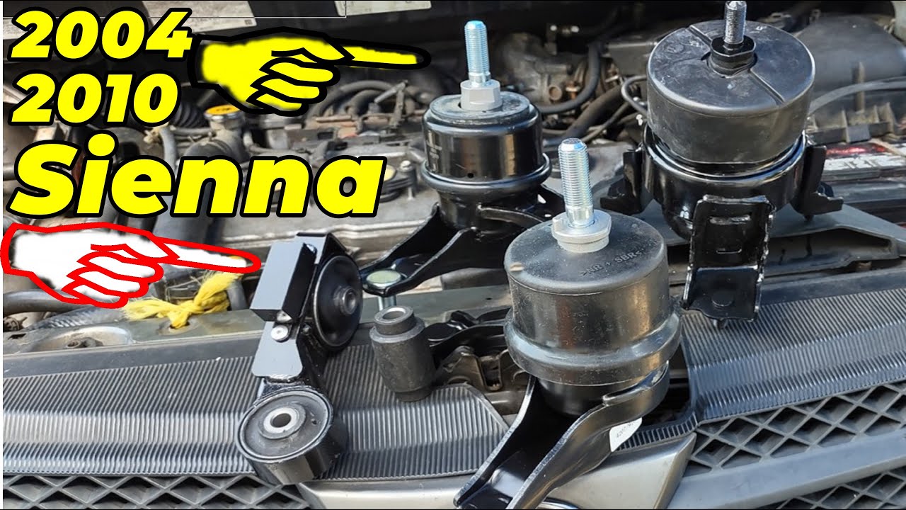 Замена опор двигателя Toyota Sienna по всему периметру