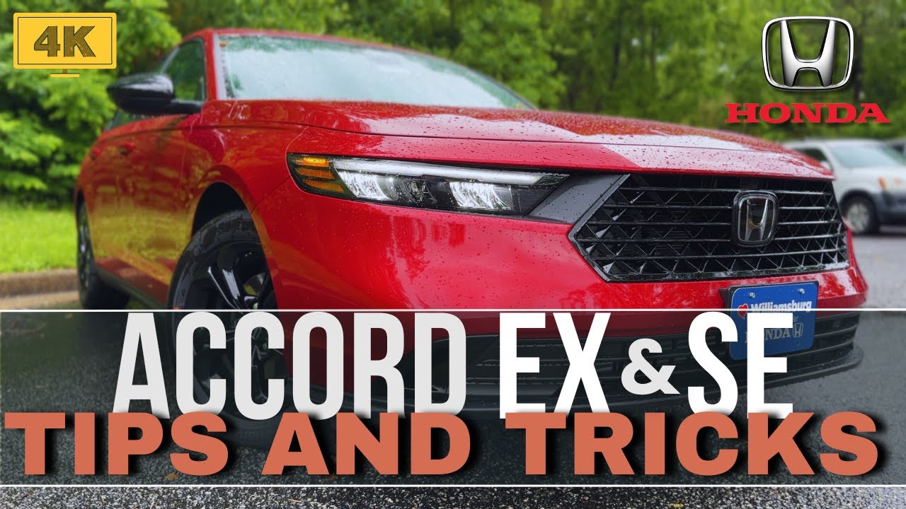 2023-2025 Honda Accord EX & SE: 25+ TIPS AND TRICKS YOU CAN'T MISS!