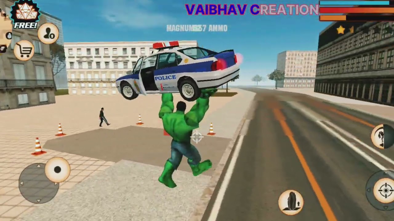 #hulkgame #policefight new hulkgame💥 #videos #superhero #hulkbge🎮