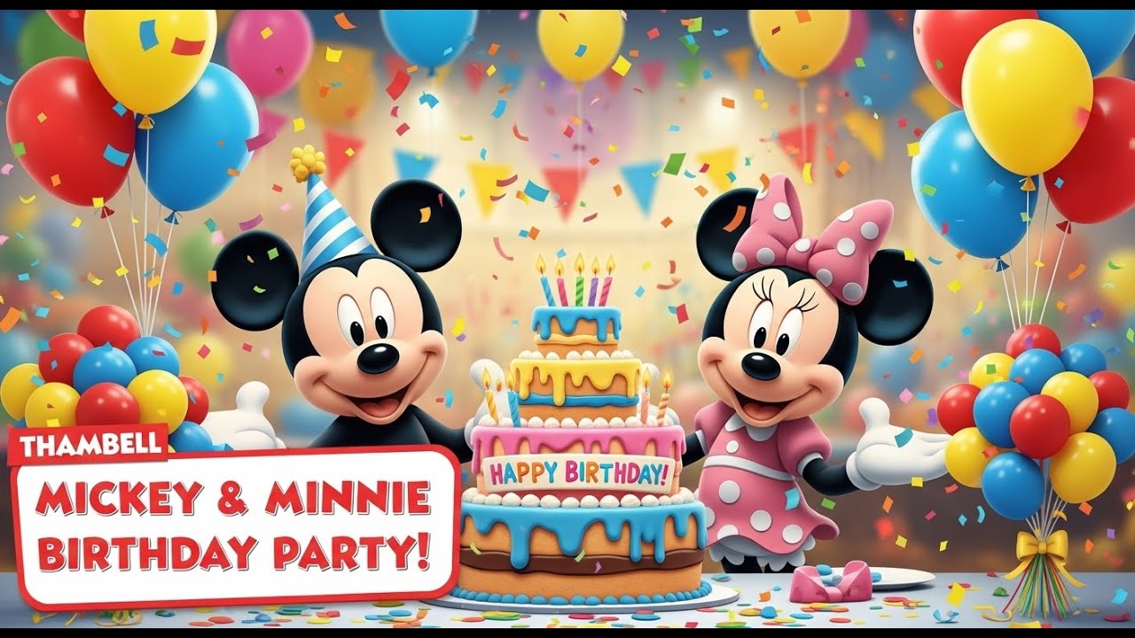 Mickey & Minnie Mouse Birthday Party | Fun, Music & Smiles