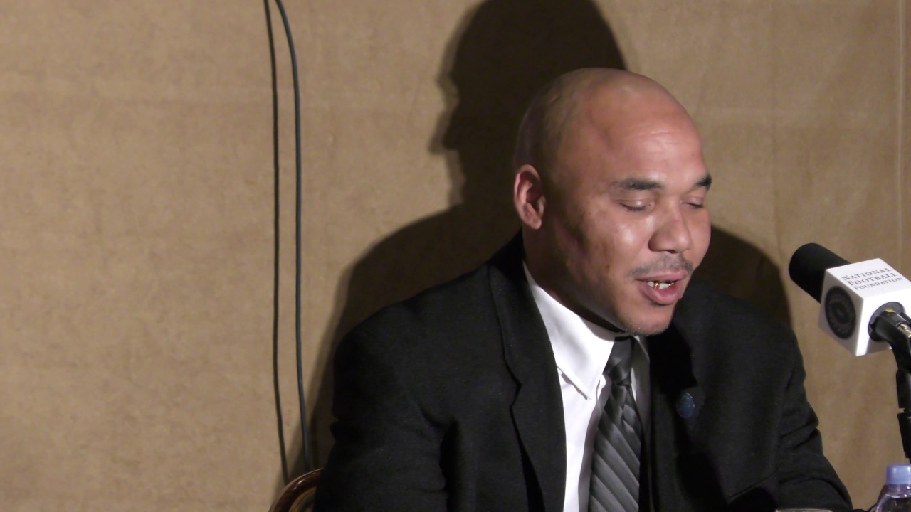 Troy Davis NFF College Football Hall of Fame Induction.