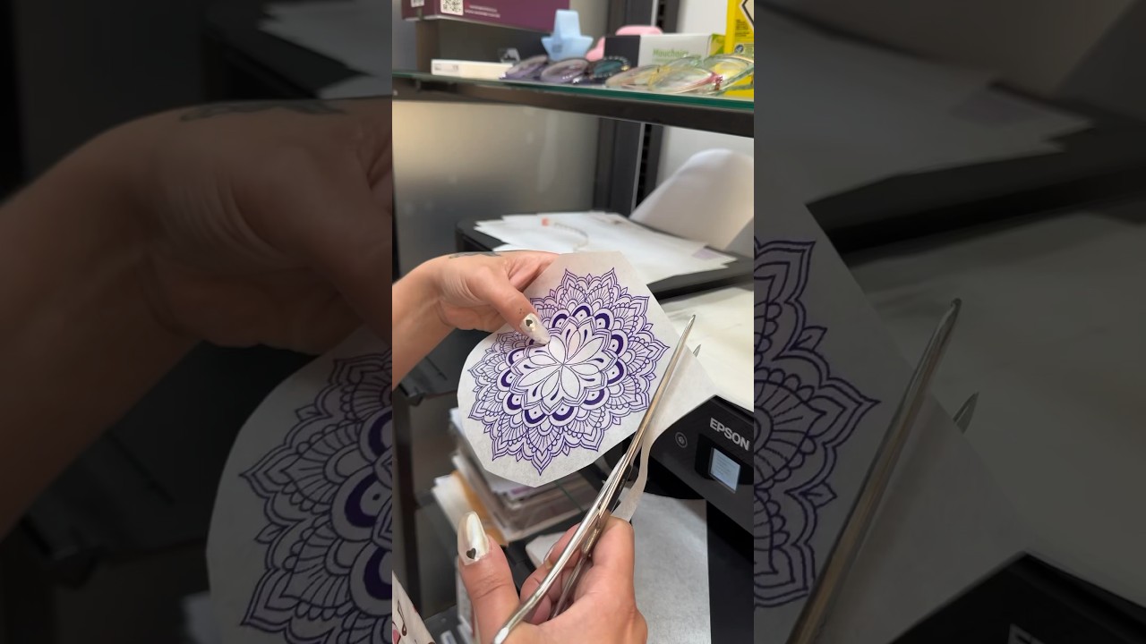 TATTOO STENCIL MANDALA #tattoo #stencil #mandala