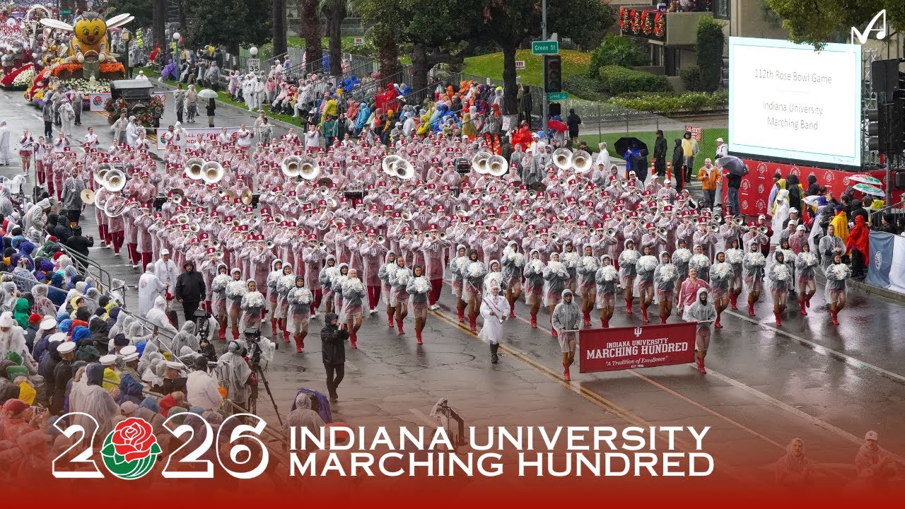 Indiana University Marching Hundred | 2026 Pasadena Rose Parade