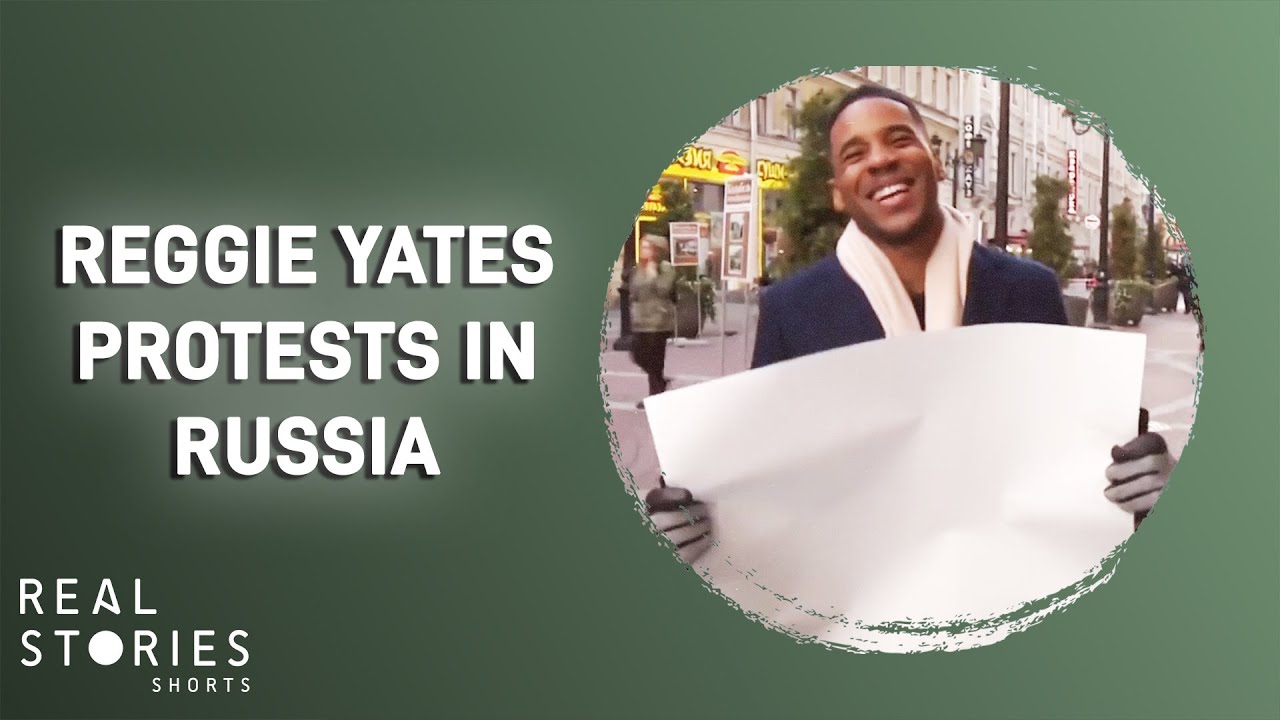 Reggie Yates Attends an Illegal Protest in Russia