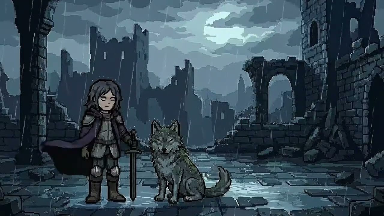 you don't have to fight all the time... (resting in the rain) 🌧️