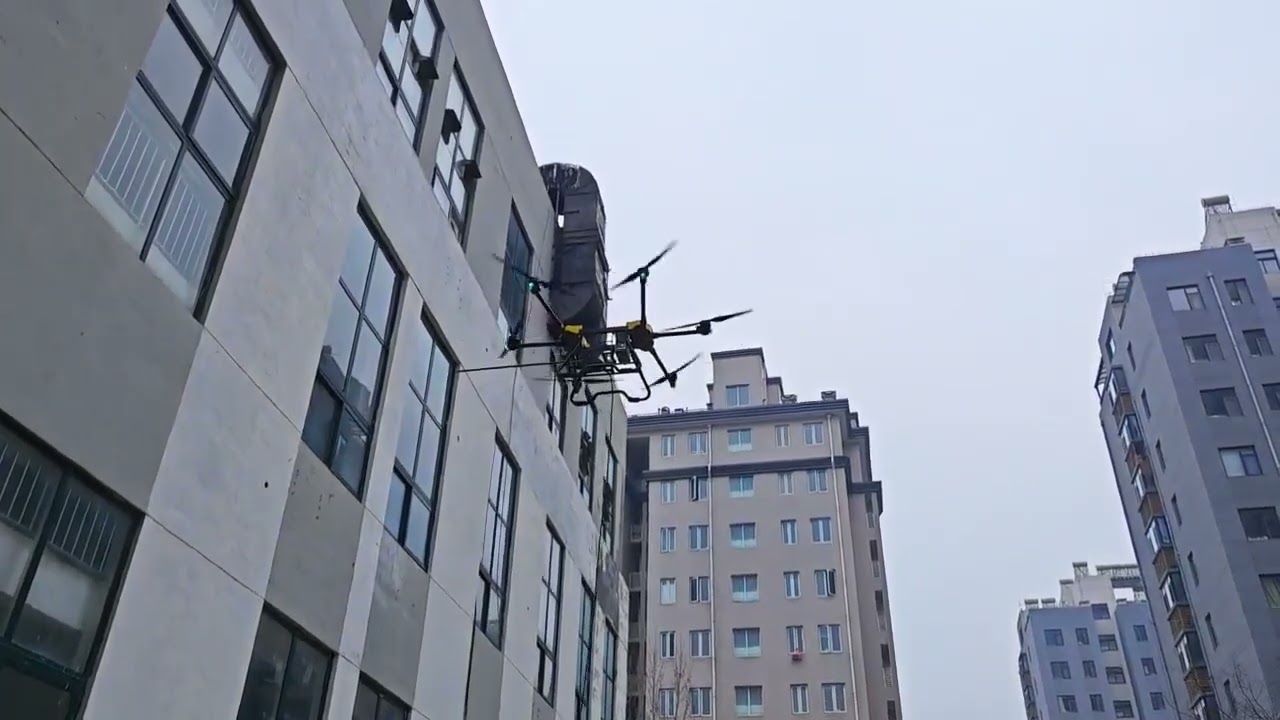 Testing video of JTC30 cleaning drone—MX