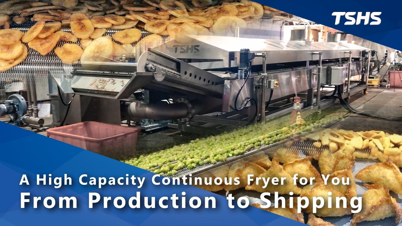 A High-Capacity Continuous Fryer for You | From Production to Shipping｜Tsunghsing(TSHS)