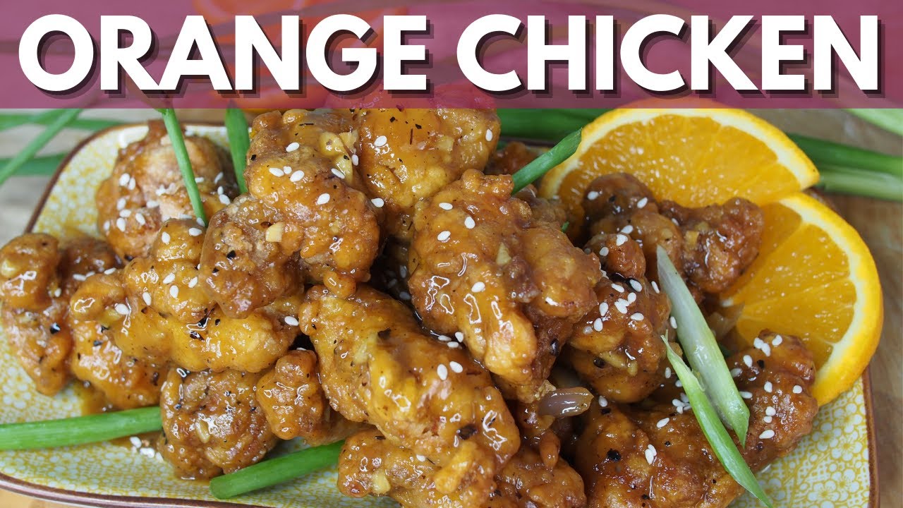 How to Make TASTY Orange Chicken | Wally Cooks Everything