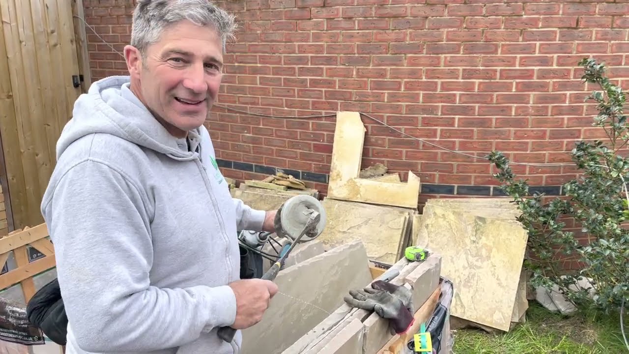 Laying That Indian Sandstone Paving And Running A Landscape Business