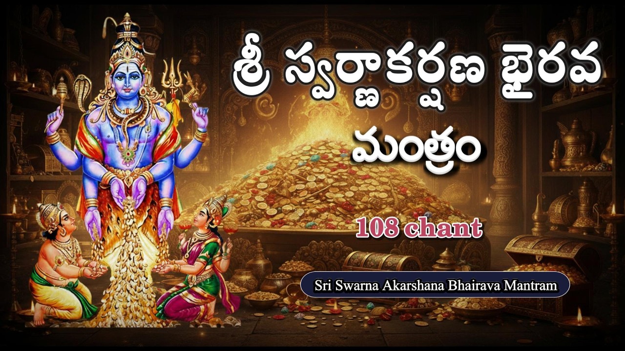 శ్రీ స్వర్ణాకర్షణ భైరవ మంత్రం (108) | Sri Swarna Akarshana Bhairava Mantram  | 108 సార్లు జపం