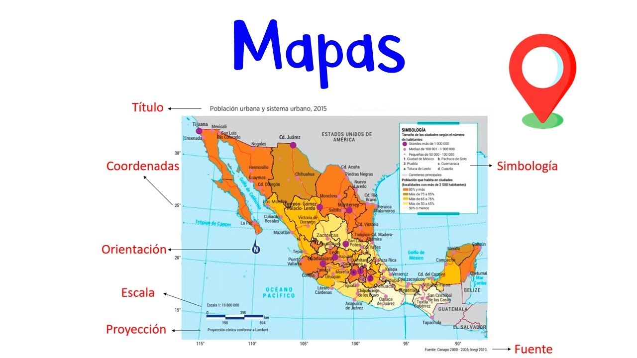 📍 ¿Qué son los Mapas? 📍 Elementos, Tipos, Ejemplos 🗺 [Fácil y Rápido]