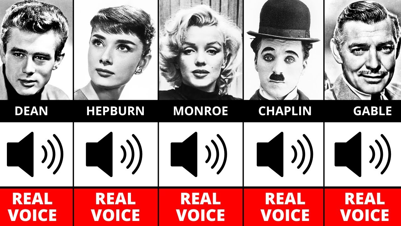 Real Voice of Old Hollywood Legends