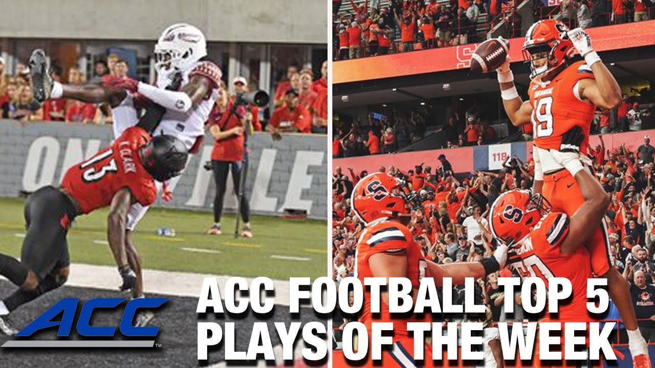2022 ACC Football Top 5 Plays Of The Week: Week 3
