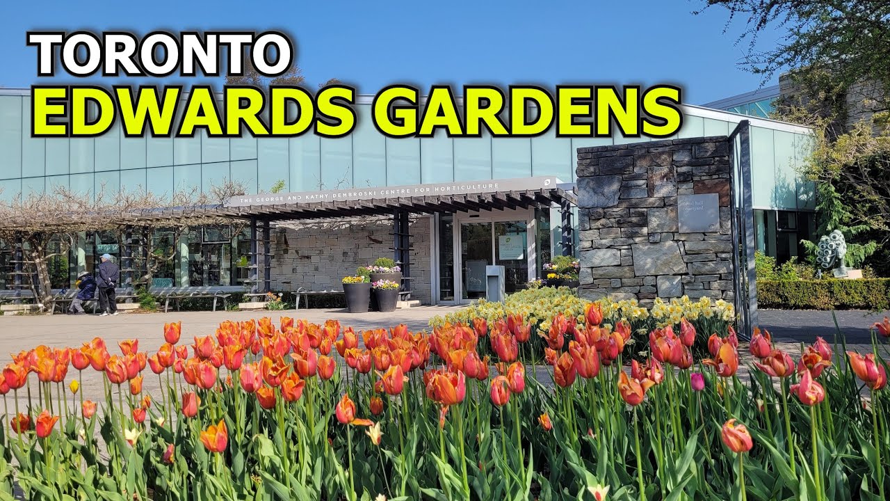 [4K] 🇨🇦 Edwards Gardens Walking Tour | Toronto Botanical Garden | Toronto Ontario Canada
