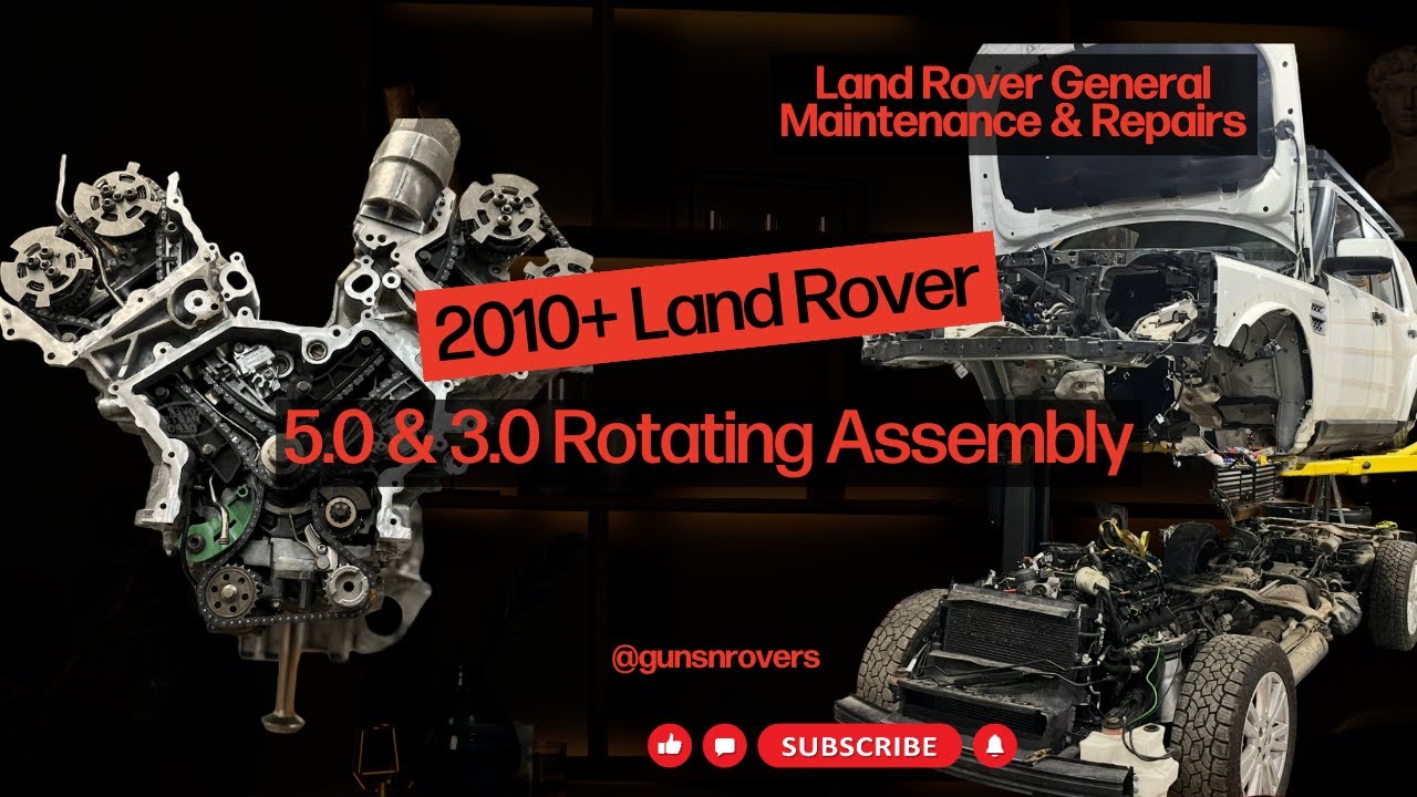 Jag/Rover 5.0 & 3.0 Rotating Assembly - Component Overview and Replacement Parts -Correction Below!-