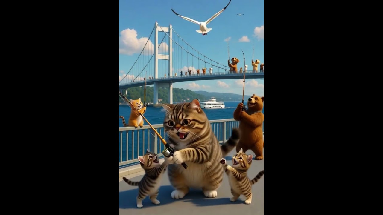 Mama Cat & Kittens in CatIstanbul