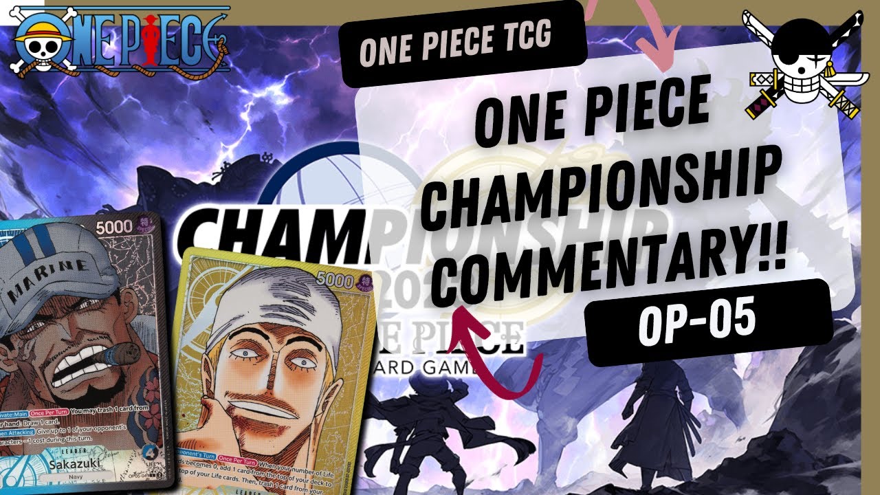 One Piece TCG // OP05 Sakazuki VS Enel // Championship Gameplay & Commentary 🔥🔥🔥