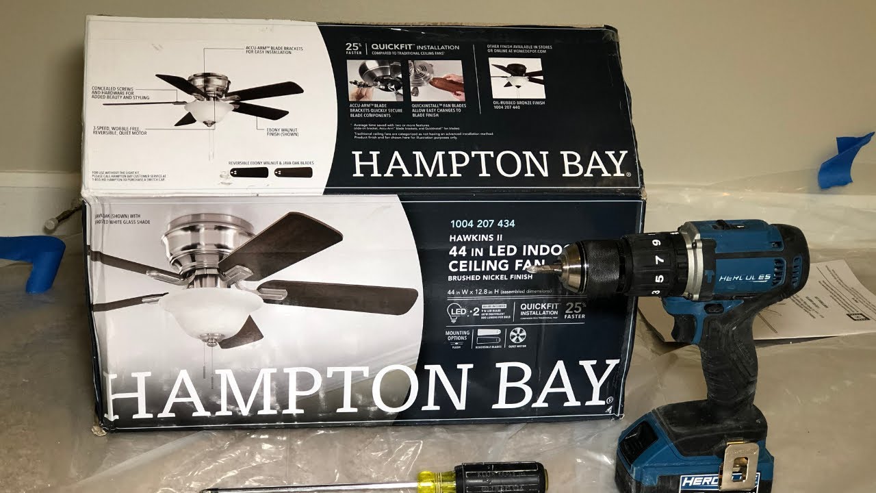 How to Install the Hampton Bay 44