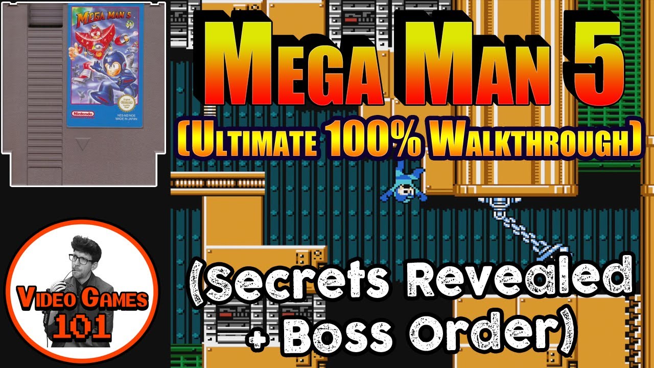 Mega Man 5 Walkthrough | 100% Guide With Boss Order | Video Games 101