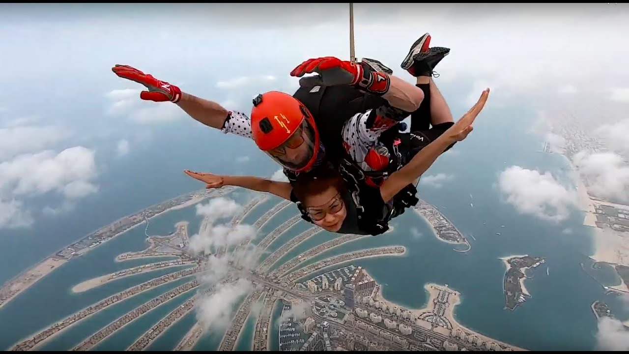 SKYDIVING DUBAI at The Palm Island 2020