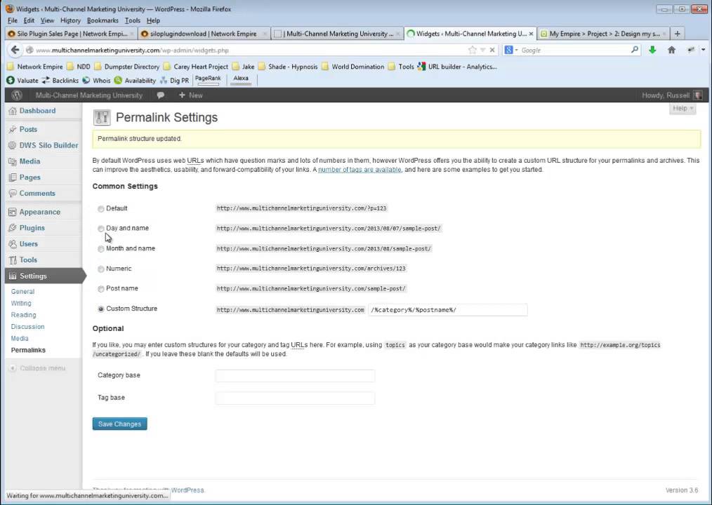 Free Wordpress Plugin for SEO Silo Architecture