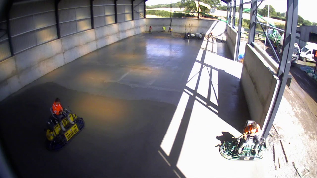 concrete laying power floating