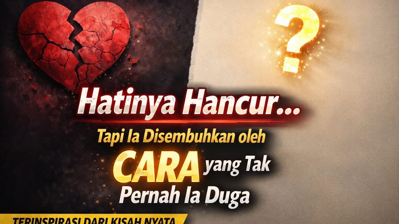 Hatinya Hancur Berantakan&hellip; Tapi Ia Menemukan Cara Sembuh yang Tidak Pernah Ia Duga.