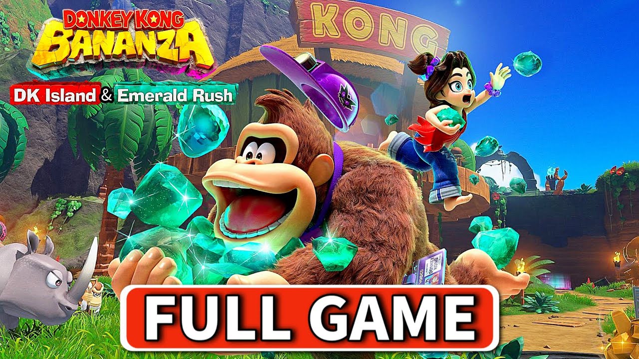 DONKEY KONG BANANZA - DK Island DLC Walkthrough 100% | FULL GAME + Void's Ending (4K60FPS)