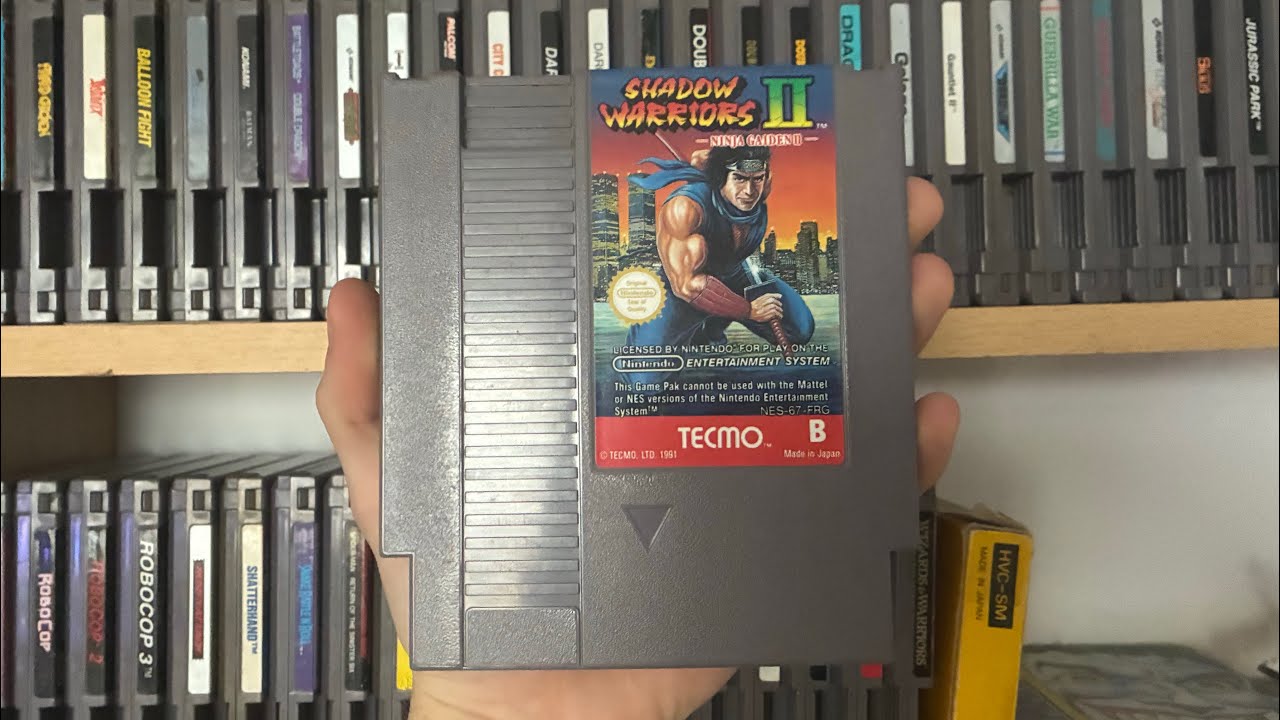 NES Unboxing #36 Shadow Warriors II / Ninja Gaiden II