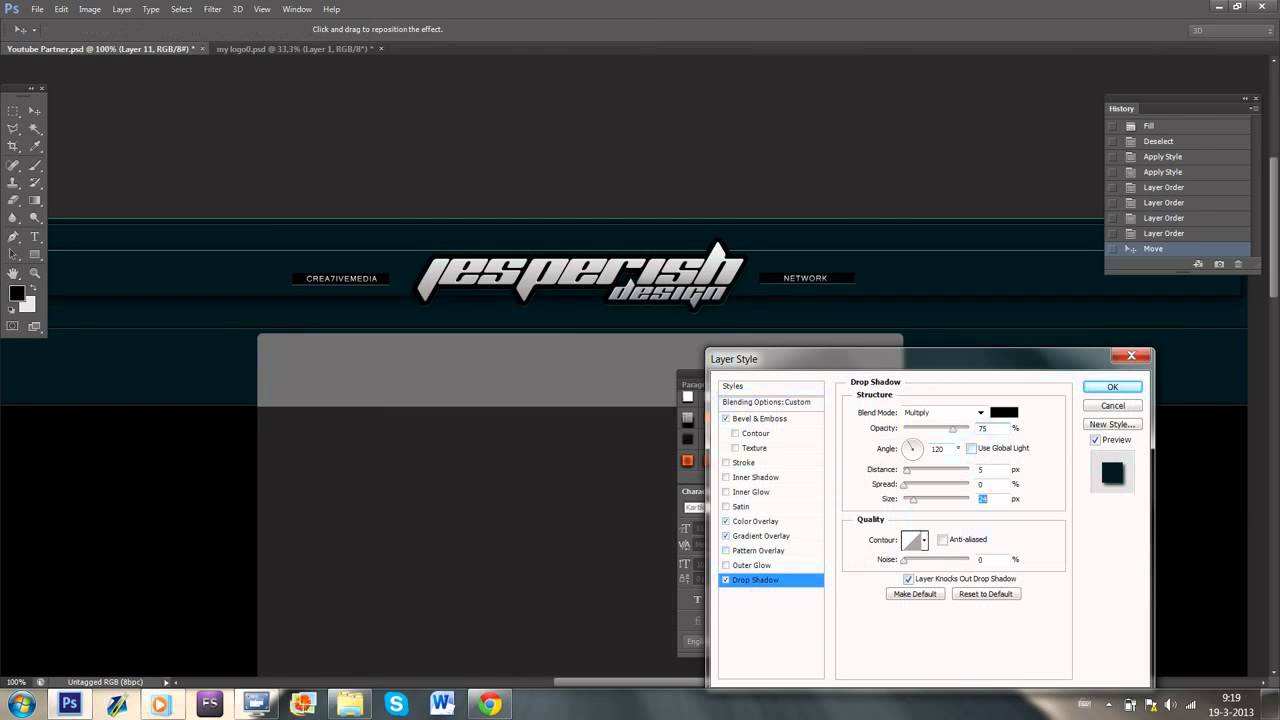 Speed Art: Personal Background by C7S Jesper