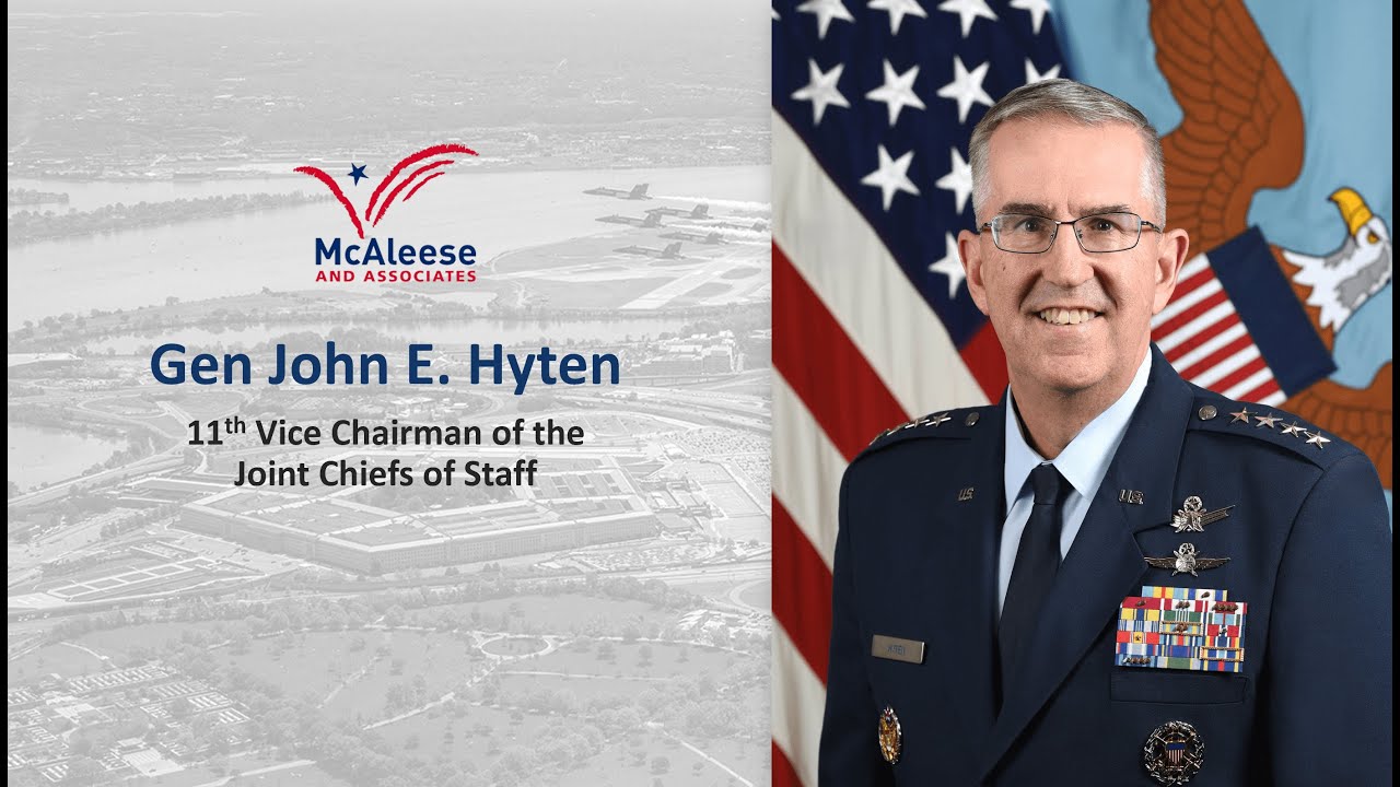 2021 McAleese Defense Programs Conference Speaker: Gen John E. Hyten